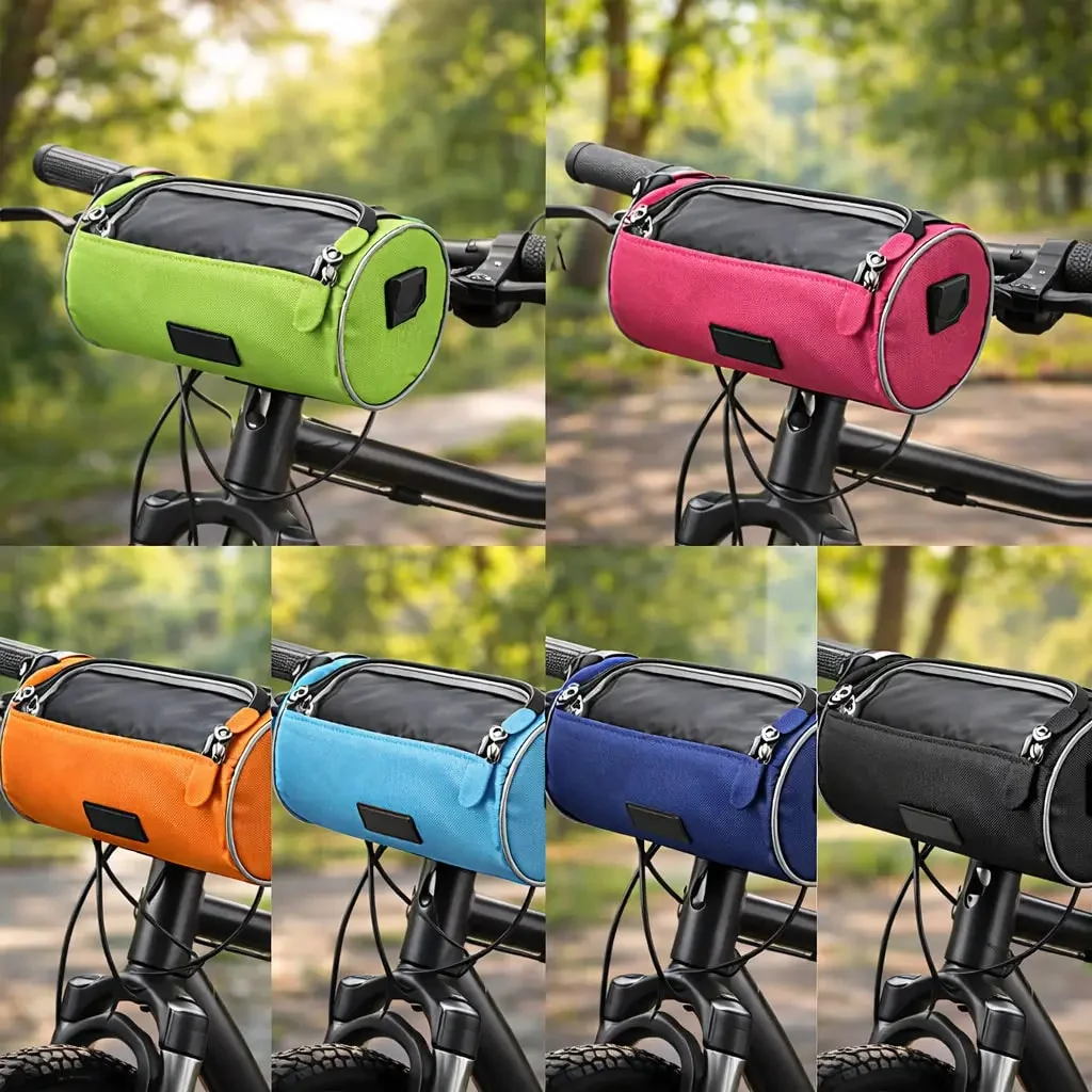 Bike Phone Holder Bicycle Handlebar Bag Waterproof Design - Image 3